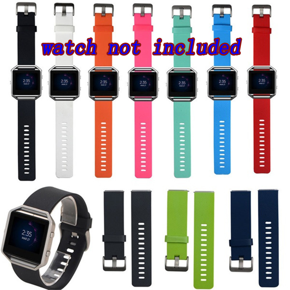 Dây Đeo Thay Thế Cho Đồng Hồ Thông Minh Fitbit Blaze Bằng Silicon Nhiều Màu Sắc