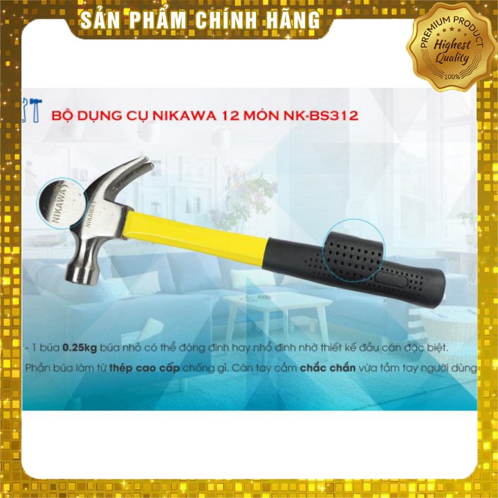 Bộ dụng cụ 12 món đa năng Nikawa NK-BS312 VẬN CHUYỂN SIÊU RẺ