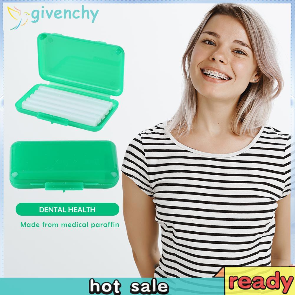 (Hàng Mới Về) Set 5 Thanh Sáp Chỉnh Nha Niềng Răng Có Hương Thơm Dịu Nhẹ | BigBuy360 - bigbuy360.vn