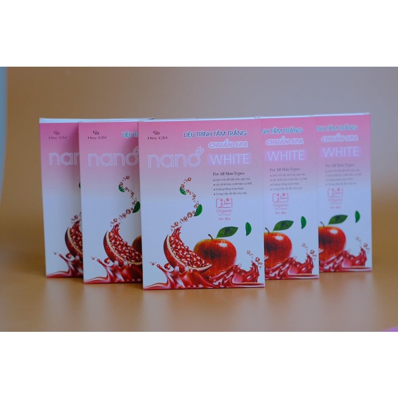 Combo sỉ 5 hộp tắm trắng NanoWhite Hải Âu Việt tắm trắng body ngay lần đầu sử dụng