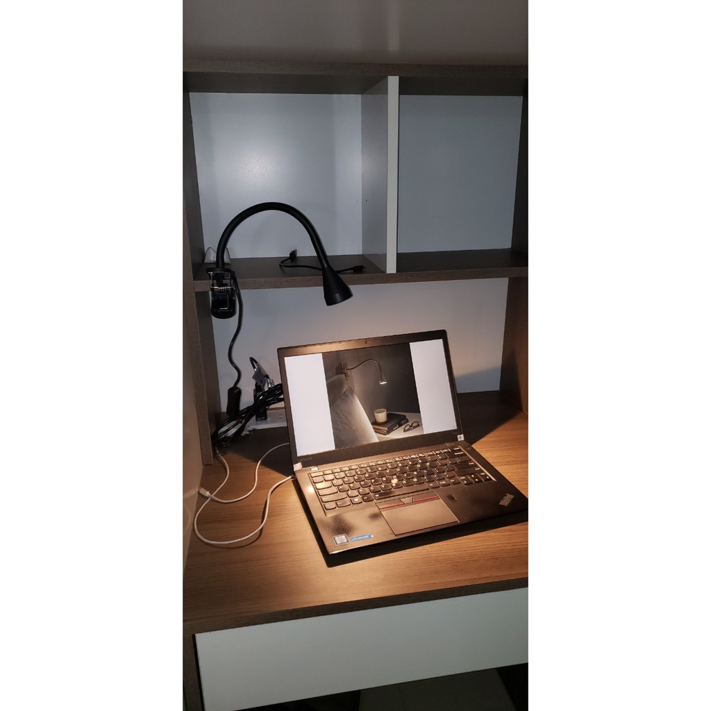 Đèn kẹp đọc sách đèn làm việc đèn led siêu bền IKEA Navlige