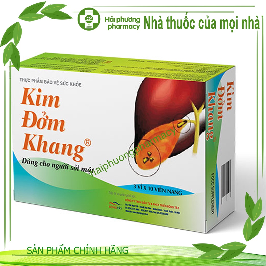 KIM ĐỞM KHANG (30 viên) - Giúp Làm Mềm Sạn Sỏi Và Bài Sỏi Mật.