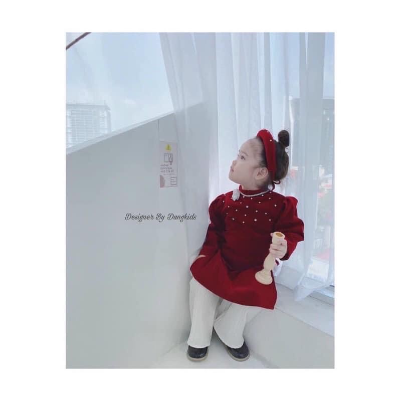 Áo dài cách tân cho bé trai bé gái, Áo dài Tết mẫu mới hottrend vải gấm cao cấp cho bé từ 9kg đến 35kg