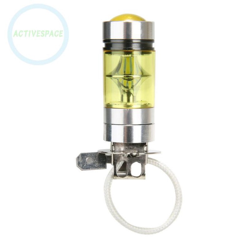 (thanh lý) Bộ 2 bóng đèn LED 12-24V 360° 4300K H3 100W 2828SMD hợp kim nhôm thay thế cho xe hơi | BigBuy360 - bigbuy360.vn