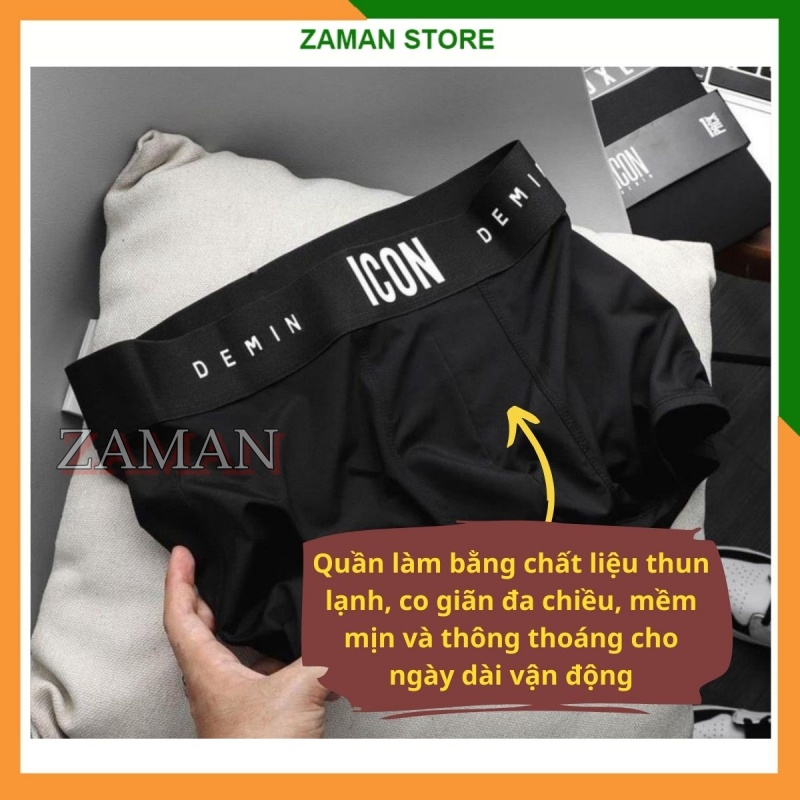 Quần sịp đùi nam cao cấp thun lạnh Quần lót nam hàng đẹp loại 1 thoáng mát | Zaman