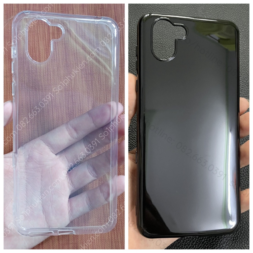 Ốp lưng Sharp Aquos R3 loại dẻo đen trơn, loại dẻo trong suốt bền đẹp