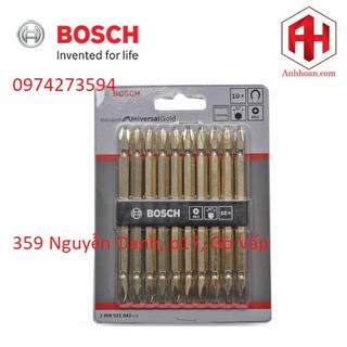Bộ mũi vặn vít 10 cây bosch 2608521043 - ph2