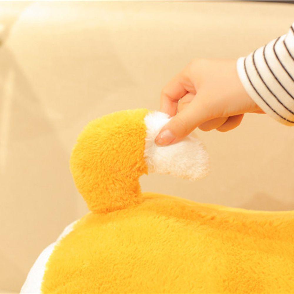 Thú Nhồi Bông Hình Chú Chó Corgi Đang Ngủ Dễ Thương 38 / 45 / 60cm