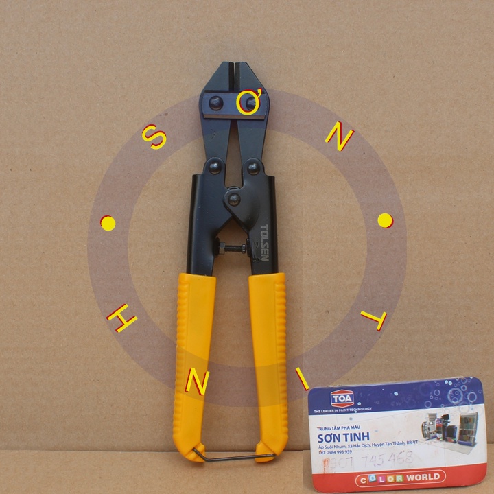 Kìm Kềm Cắt Sắt 8&quot; 200mm CRV Mini Bolt Cutter TOLSEN 10066