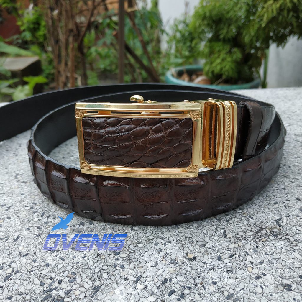 Thắt Lưng Nam Da Cá Sấu. Gai Lưng Rất Đẹp!