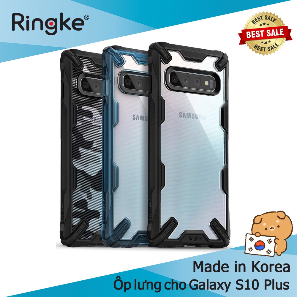 Ốp lưng Galaxy S10 Plus Ringke Fusion X Hàn Quốc (Ringke Fusion X Galaxy S10+ Case)