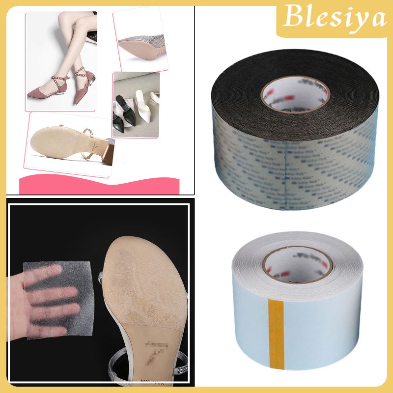 Cuộn miếng dán đế giày tự dính màu đen/ trong suốt đa năng tiện dụng
