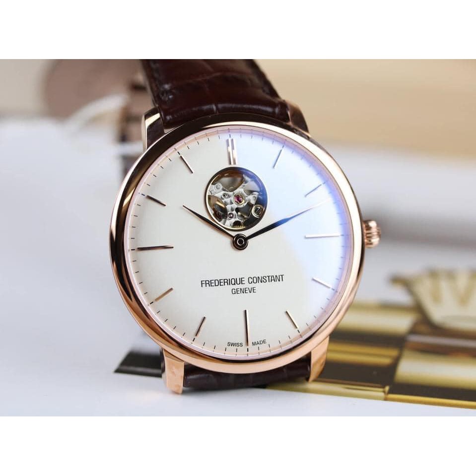 Đồng hồ nam chính hãng Frederique Constant Slimline Automatic  Model : FC-312V4S4 - Máy cơ tự động - Kính Sapphire