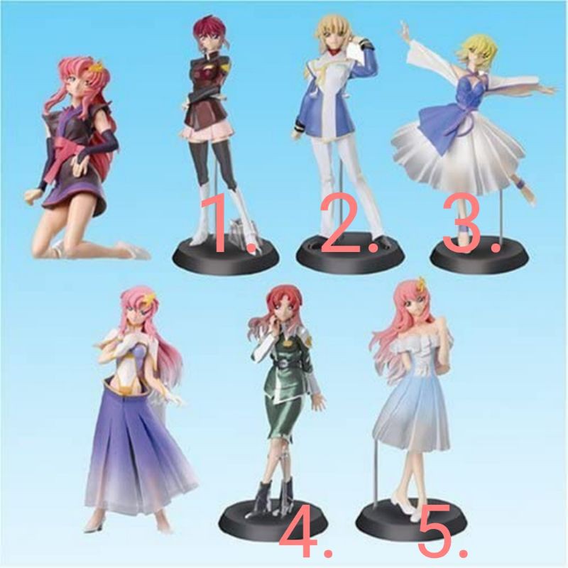 Mô hình Mobile Suit Gundam SEED DESTINY Heroines Destiny Best All eight species set, Bandai 2005