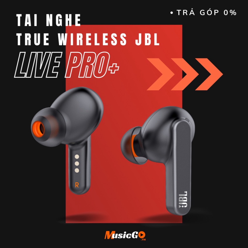 Tai nghe True Wireless không dây Bluetooth TWS Floveme - LIVE PRO+, chống nước IPX4 , Âm bass mạnh mẽ , Bluetooth 5.0