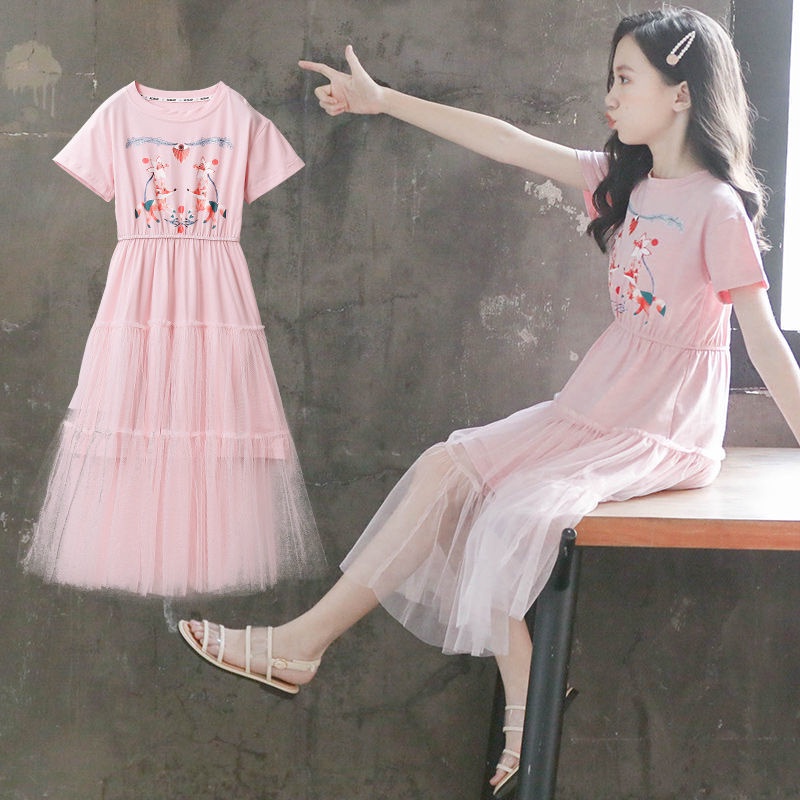 Đầm Công Chúa Xinh Xắn Thời Trang Cho Bé Gái 10-12 Tuổi