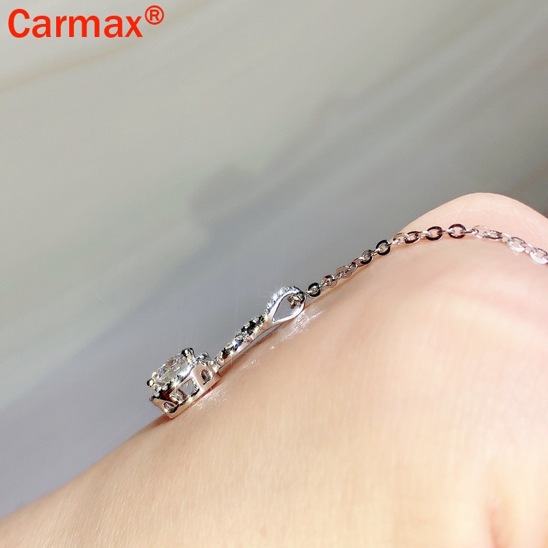 Vòng cổ Mặt Hình Moissanite Đính Đá Thời Trang Mới