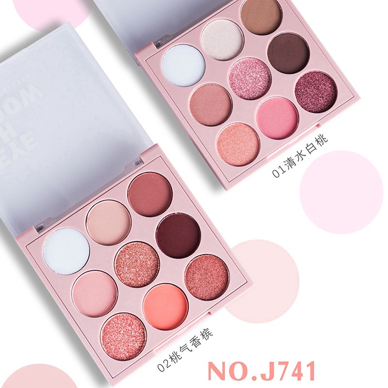 Phấn Mắt 9 Ô Jojo Eyeshadow Multi-Shadow Palette