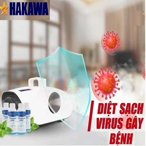 Máy xịt Khử Khuẩn HAKAWA Nhật Bản, tặng kèm 1L Dung dịch Khử Khuẩn