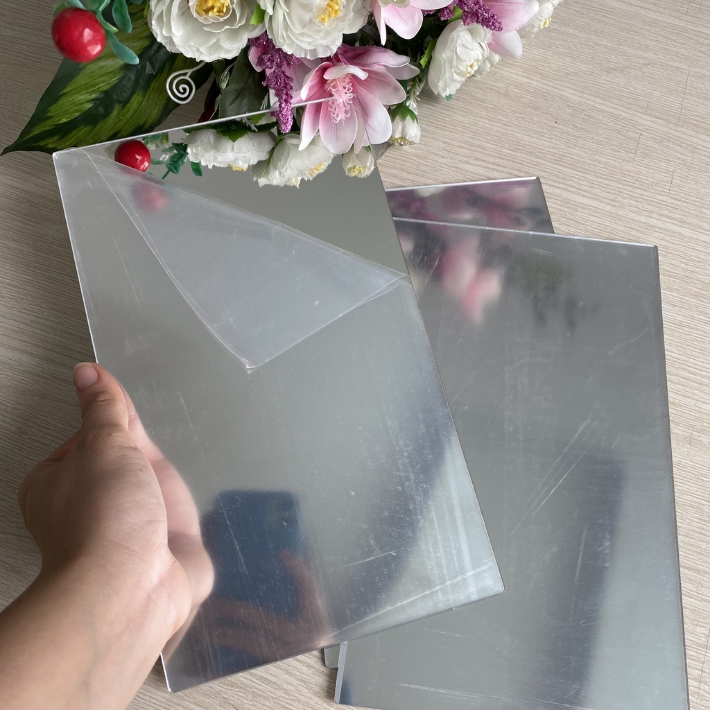 Gương Dán Tường  15x25cm, Gương Toàn Thân , dán tường Nhà Tắm, Nhà Vệ Sinh, Bàn Trang Điểm