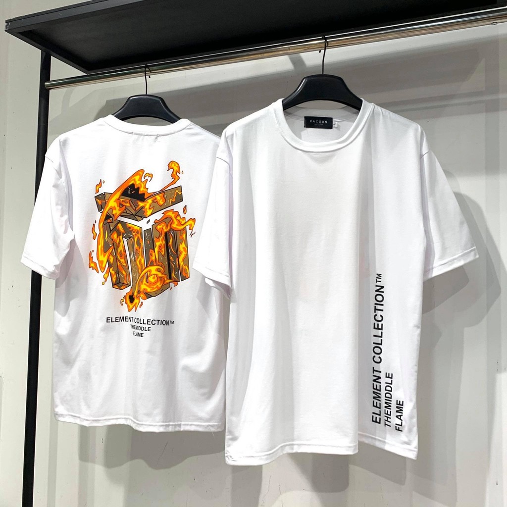 Áo thun The Middle Mệnh Hỏa, hình in to và cực đẹp, có size to, phong cách Unisex AL27