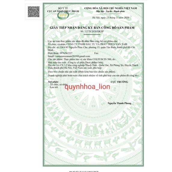 SIRO GIẢI CẢM, GIẢM HO COLEUSCIN 500_ Hỗ trợ giảm ho nhiều, hắt hơi, chảy nước mũi do cảm lạnh