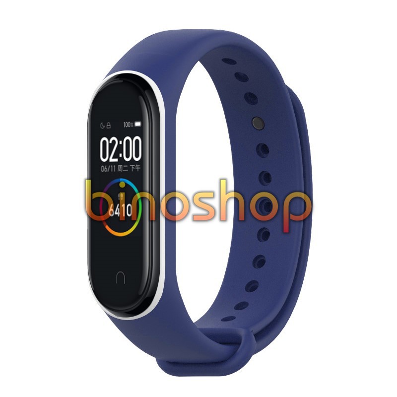 Dây đeo thay thế Xiaomi Miband 4 Viền màu - Mijobs