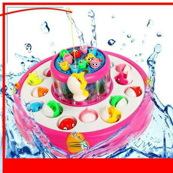 Bộ đồ chơi câu cá hai tầng có nhạc và đèn cho các bé .Kaori86