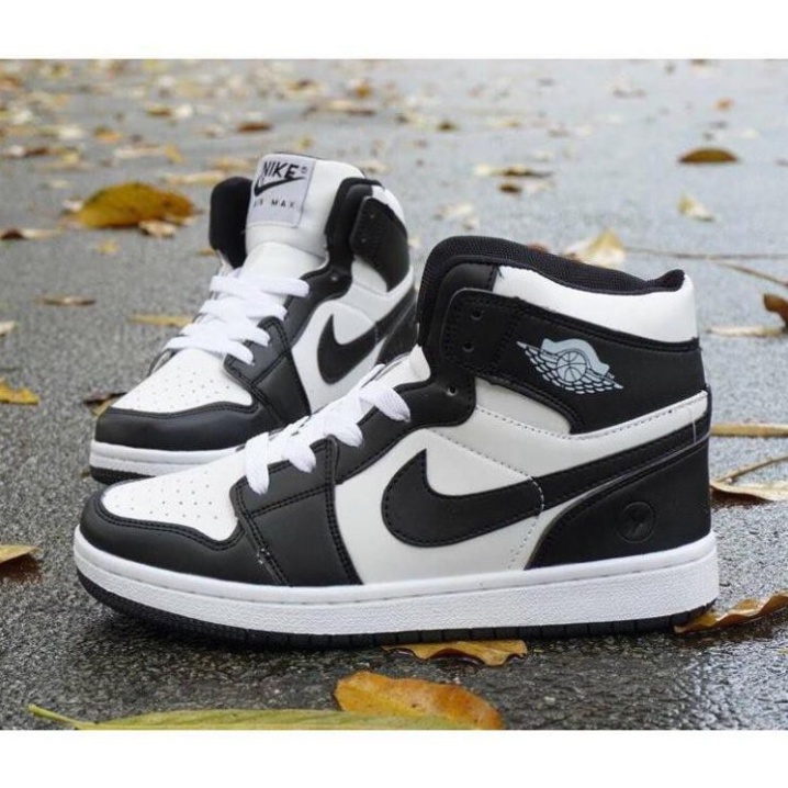 [FREE SHIP]Giày thể thao Jodan panda, Giày JD1 cao cổ đen trắng nam nữ cực hot dễ phối đồ 2021 | BigBuy360 - bigbuy360.vn