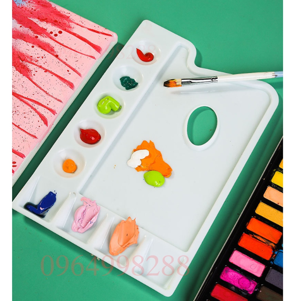 Khay Pha màu đa năng cao cấp pha màu nước❤️sơn dầu❤️acrylic❤️tô tượng tiện lợi chắc chắn