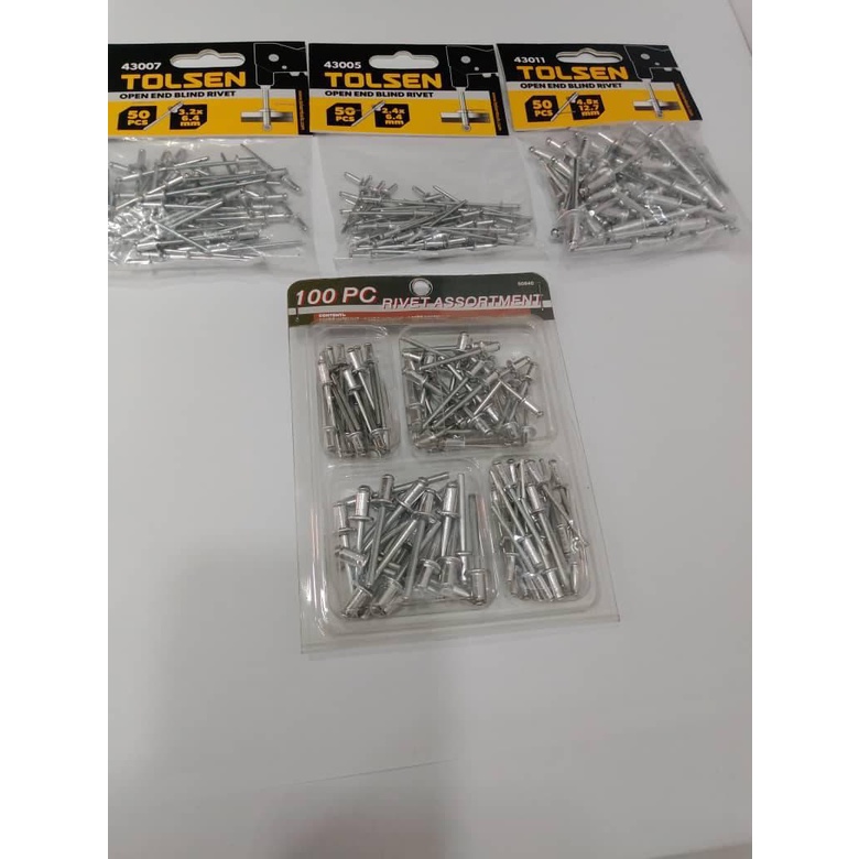 BỌC 50 ĐINH RIVE TOLSEN SIZE TỪ  - HÀNG CHÍNH HÃNG