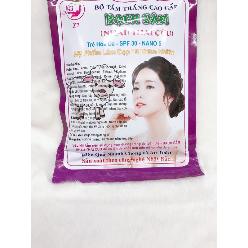 Tắm cao cấp Bạch Sâm Nhau Thai Cừu - BX2775