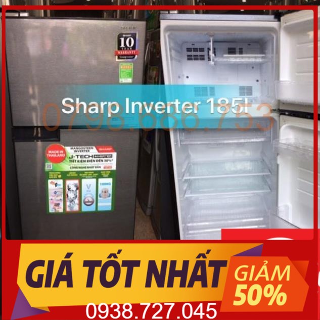 0938.727.045 Giảm giá TỦ LẠNH SHARP INVERTER 165L-180L QUA SỬ DỤNG ( Đồ Cũ Chỉ Bán ở HCM )