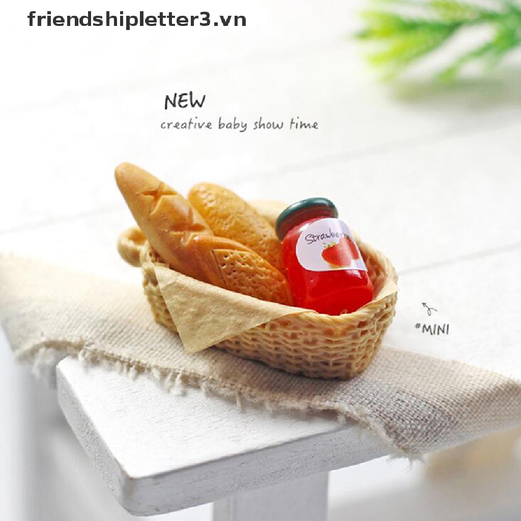 1 Giỏ Bánh Mì Tỉ Lệ 1: 12 Dành Cho Búp Bê