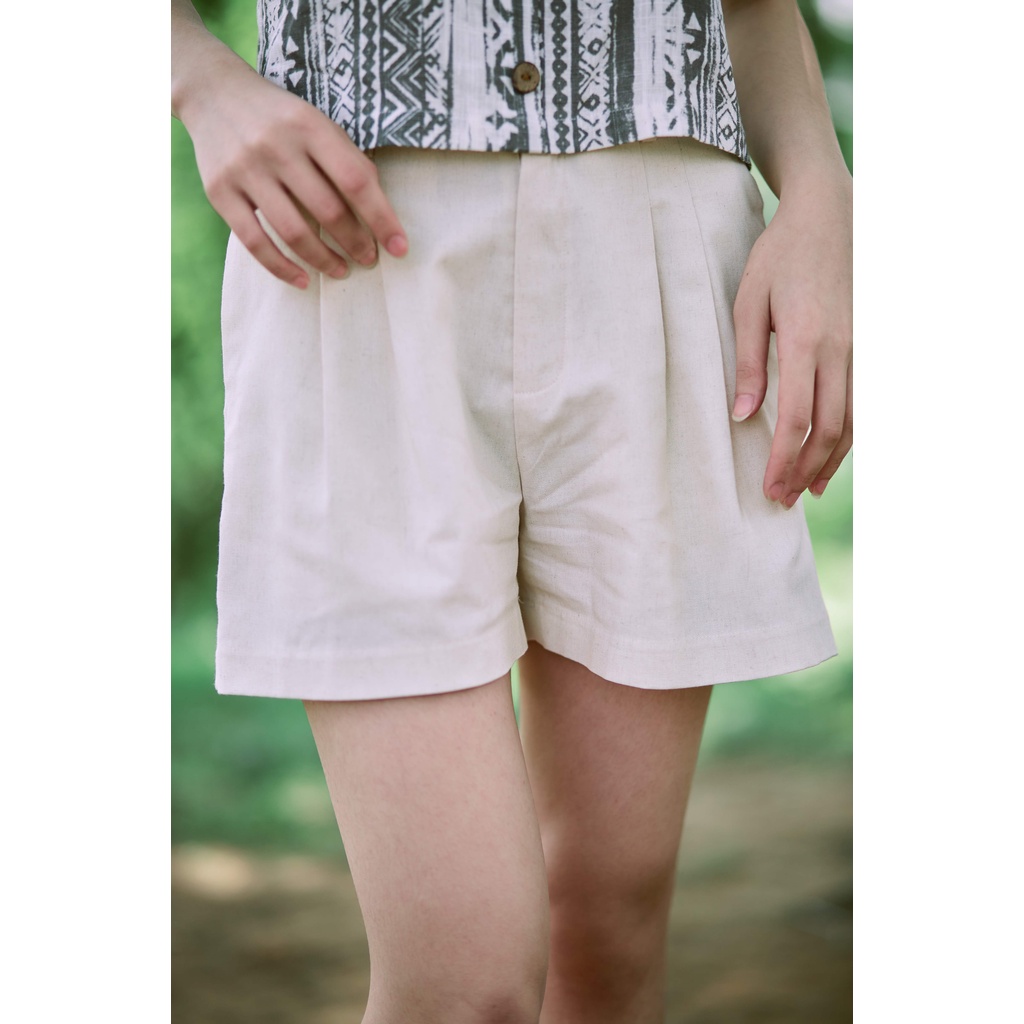 Quần đùi Linen