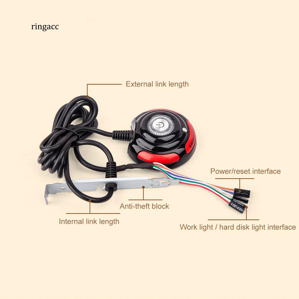 Công tắc cỡ 1.6m hắn thùng CPU chất lượng cao tiện dụng cho máy tính