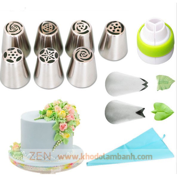 Set 7 đui 3D kèm chốt và túi