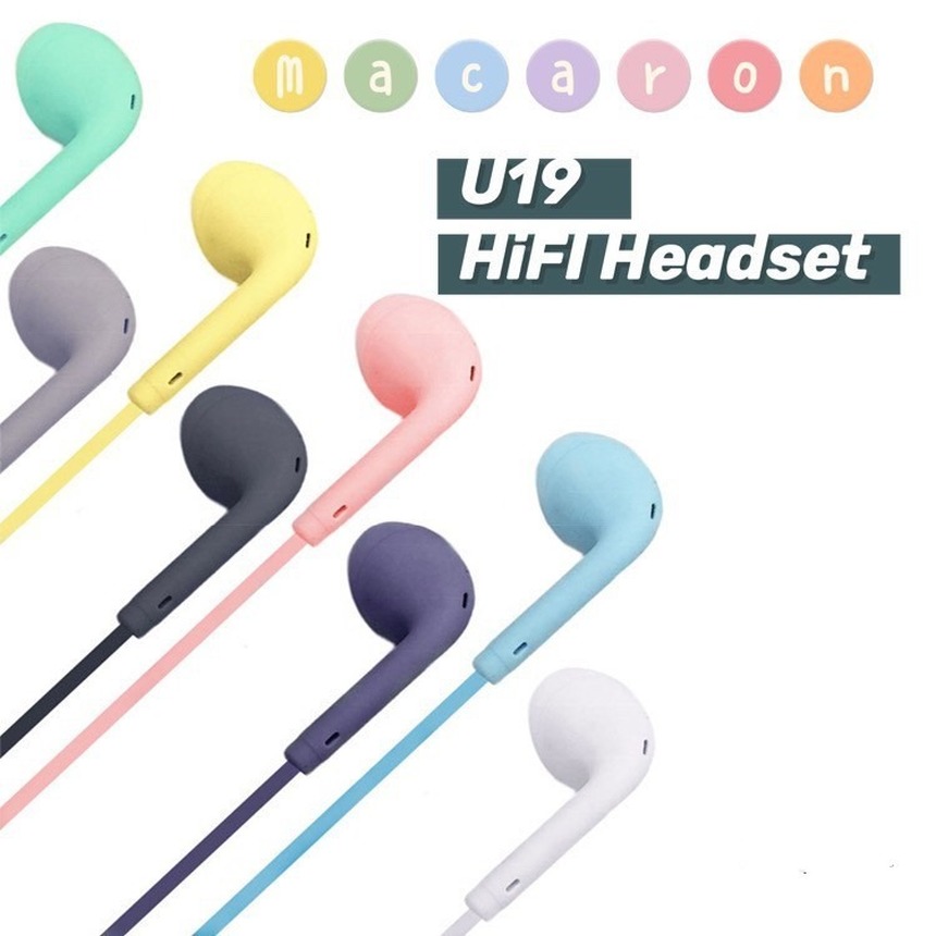 Tai nghe nhét tai U19 HIFI cổng cắm 3.5 mm 1.2mm chất lượng cao