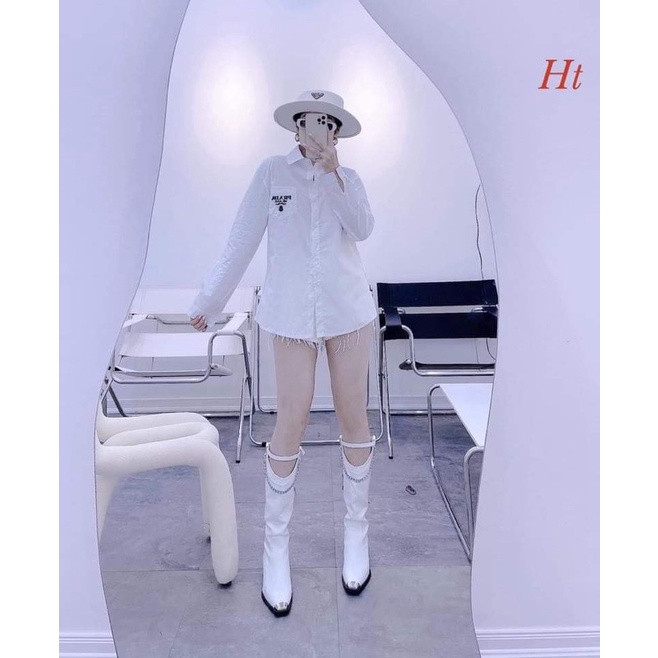 Áo sơ mi Prad dài tay H2A4
