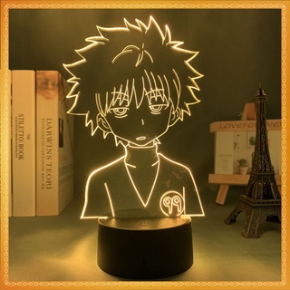 Đèn led 3d anime hunter x hunter killua 3d led đèn trang trí phòng ngủ