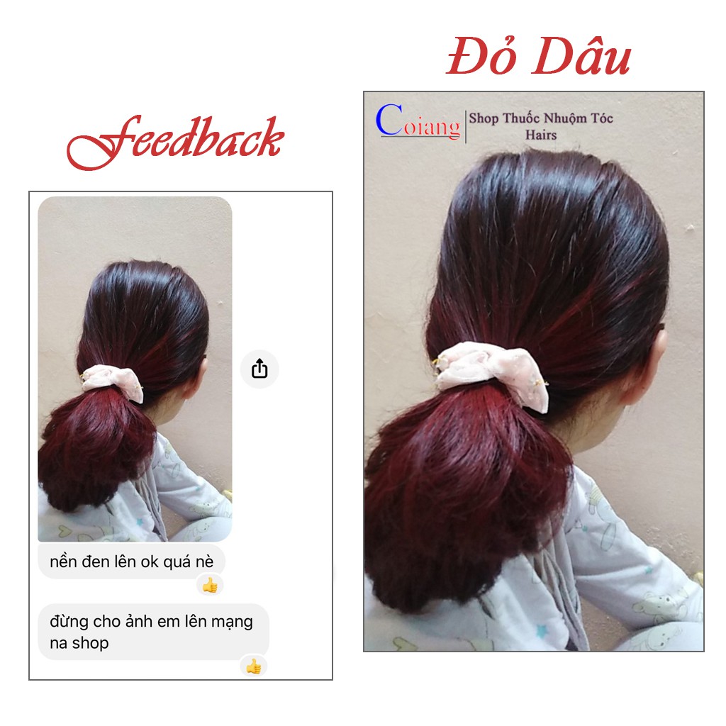 Thuốc nhuộm tóc màu ĐỎ DÂU - STRAWBERRY không cần thuốc tẩy tóc Chenglovehairs, Chenglovehair