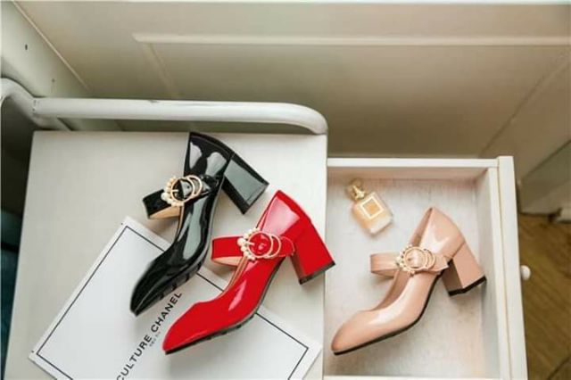 Giày cao gót cho bé gái cao 6p