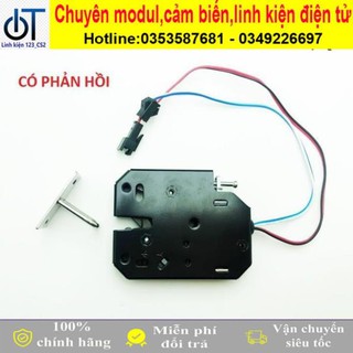 ✅Khóa điện thông K01-24V minh cho tủ, hòm, hộp, các máy bán hàng tự động