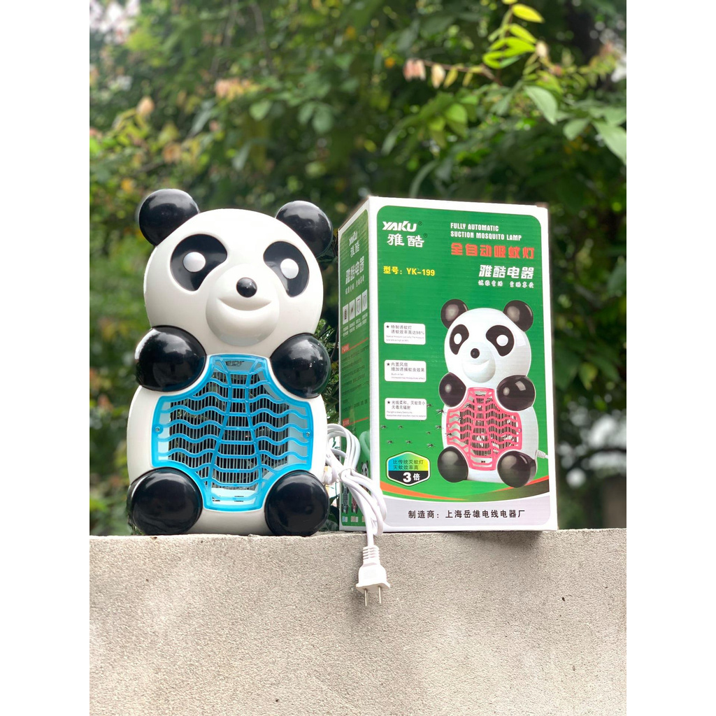 ĐÈN BẮT MUỖI HÌNH GẤU PANDA YK-199 SỬ DỤNG CÔNG NGHỆ DIỆT TRỪ MUỖI ĐỘC ĐÁO