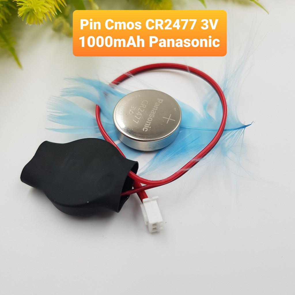 Pin Cmos 3V Pin PLC 3V 1000mAh CR2477 Jack 2.54MM🍀🍀Pin 3V Nồi Cơm Điện