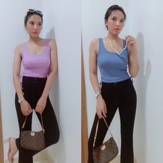 Áo 3 lỗ cotton rút eo [ảnh thật]