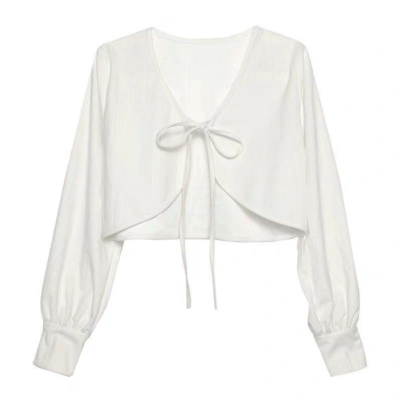 Áo khoác nhẹ chất da cá cotton tàu mềm mịn đẹp,tay bồng