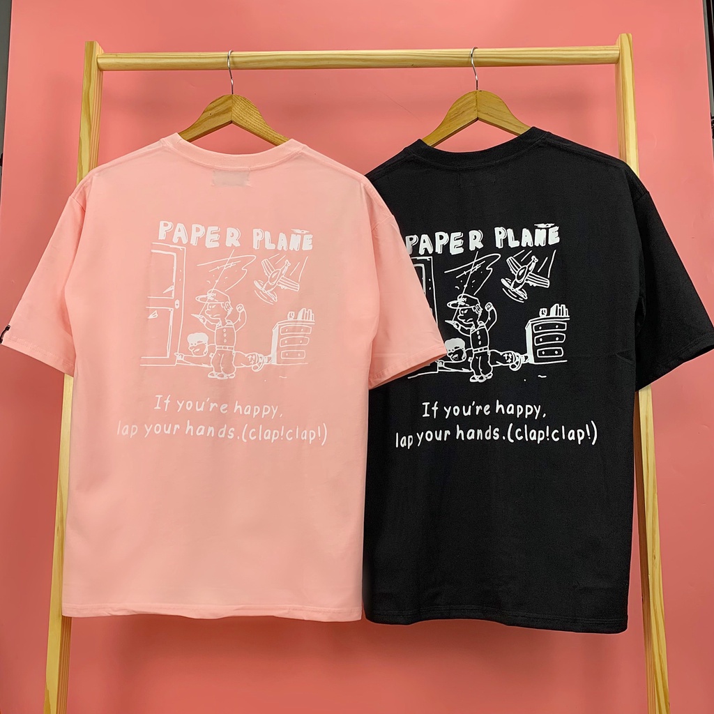 Áo thun phông tay lỡ form rộng PAPER PLANE Unisex TLLC19