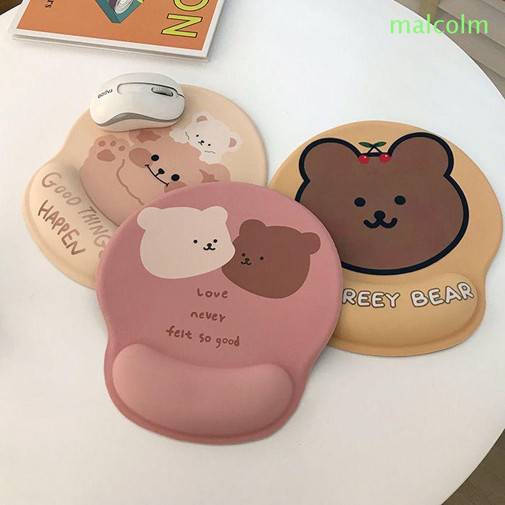 Miếng Lót Chuột Máy Tính Xách Tay 3D Bằng Silicone Có Đệm Cổ Tay Malcolm1