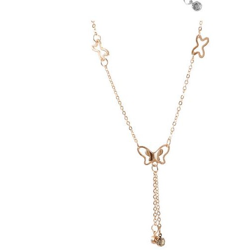 Lắc chân Hàn Quốc hình con bướm mạ bạc đáng yêu | BigBuy360 - bigbuy360.vn